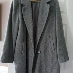 Forecaster Boston Gray Double Breasted Pea Coat